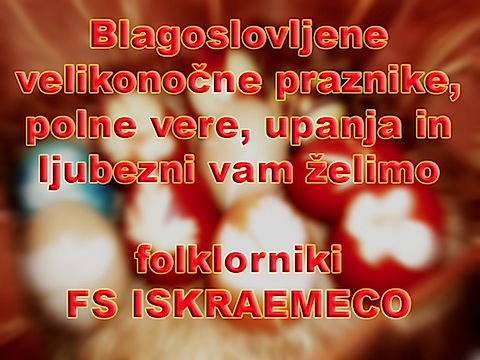 Voscilo ob velikonocnih praznikih